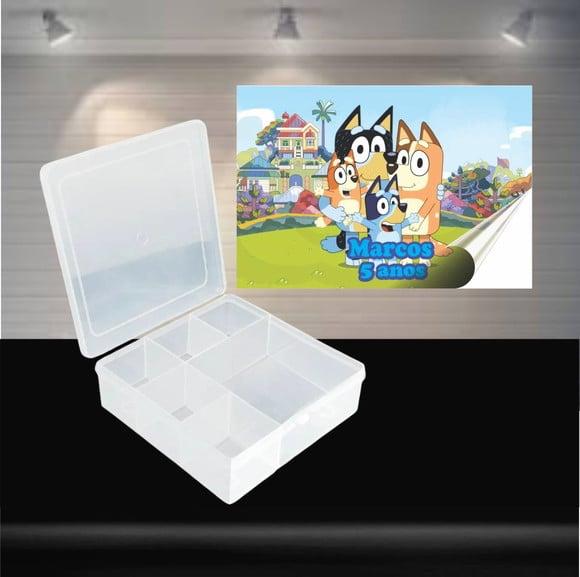 Adesivo Caixa Organizadora 6 Bluey