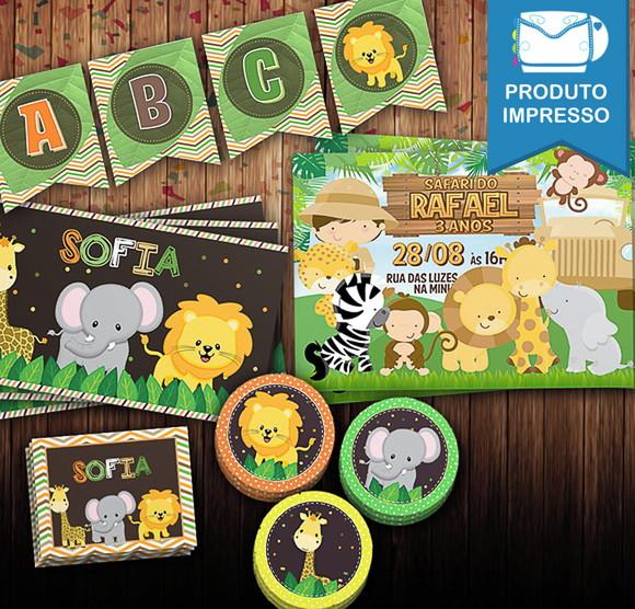 Adesivo Caixinha Animais Safari