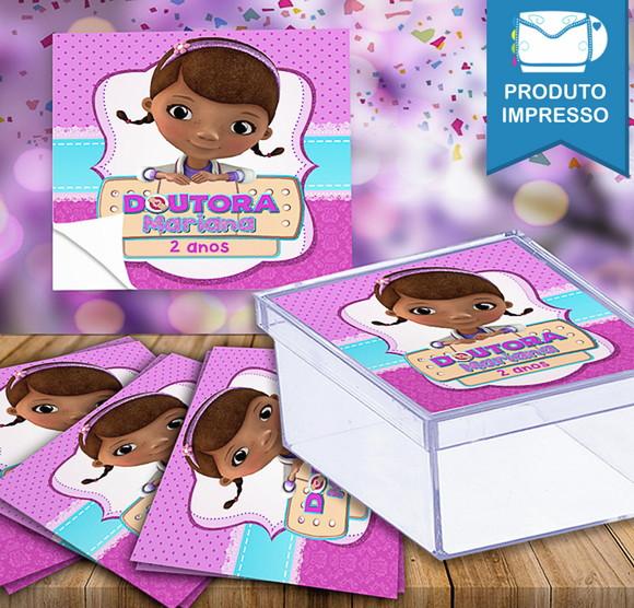 Adesivo Caixinha Doutora Brinquedos