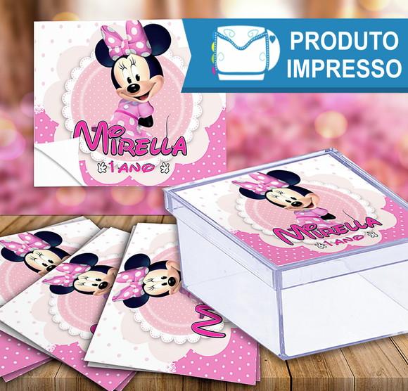 Adesivo Caixinha Minnie