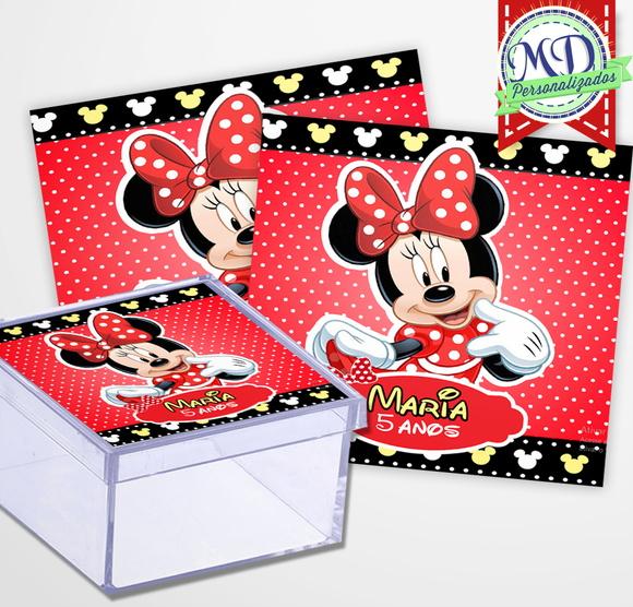 Adesivo Caixinha Minnie
