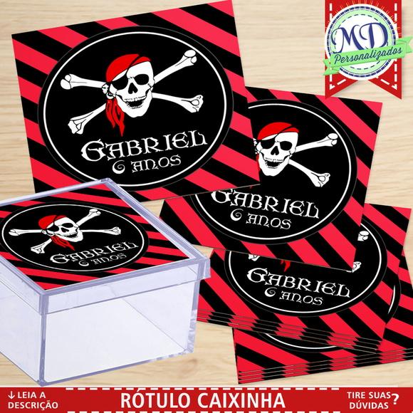 Adesivo Caixinha Piratas