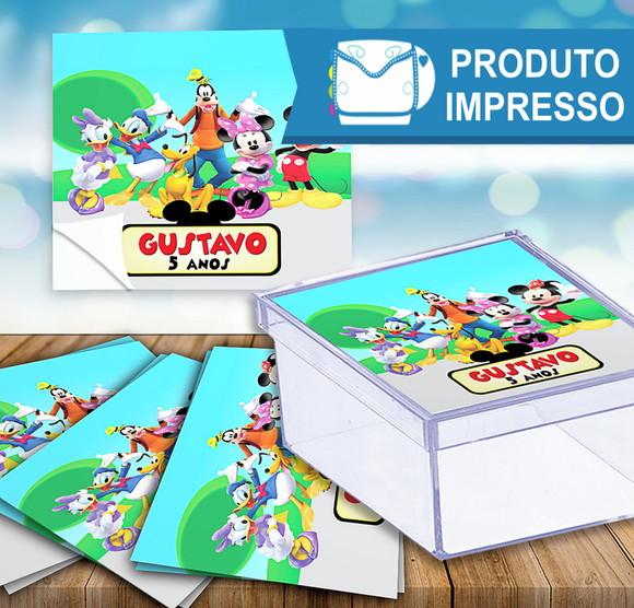 Adesivo Caixinha Turma do Mickey
