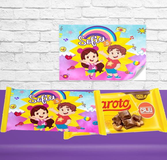 Adesivo Chocolate MARIA CLARA E JP