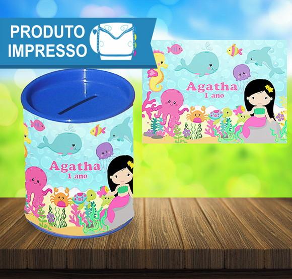 Adesivo Cofre Sereia Cute
