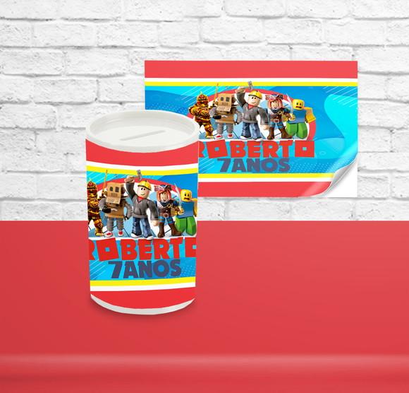 Adesivo Cofrinho Roblox