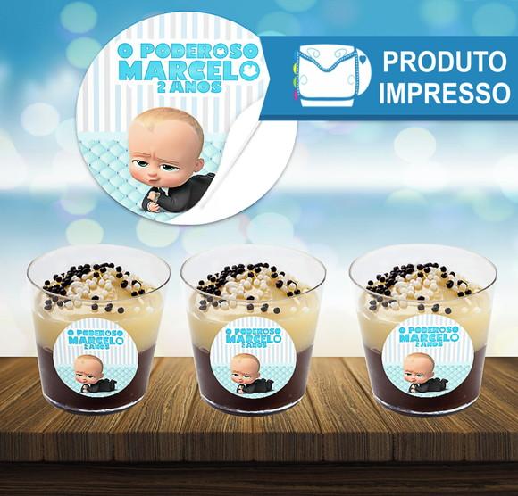 Adesivo Copinho Brigadeiro O Poderoso Chefinho