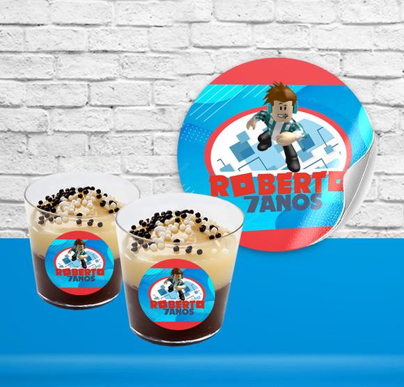 Adesivo Copinho Roblox