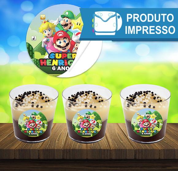 Adesivo Copinho Super Mario