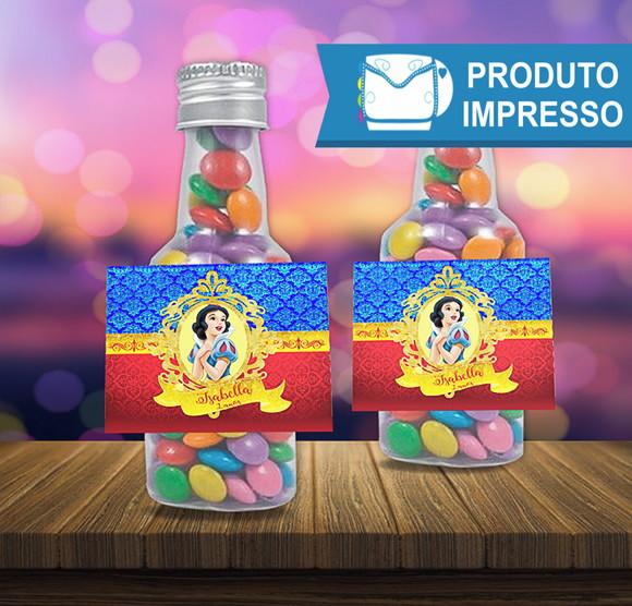 Adesivo Garrafinha Branca de Neve