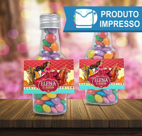 Adesivo Garrafinha Rotulo Elena de Avalor Personalizado