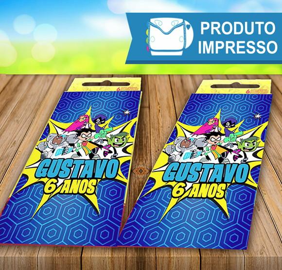 Adesivo Giz de Cera Jovens Titans