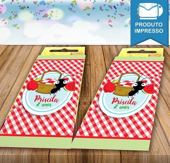 Adesivo Giz de Cera PicNic