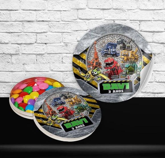 Adesivo Latinha DINOTRUX