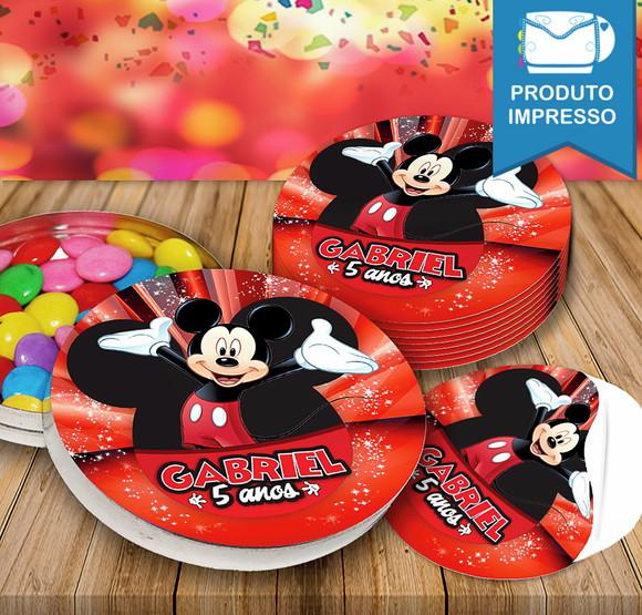 Adesivo Latinha Mickey