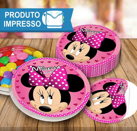 Adesivo Latinha Minnie