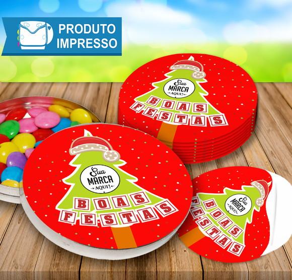 Adesivo Latinha Natal personalizado