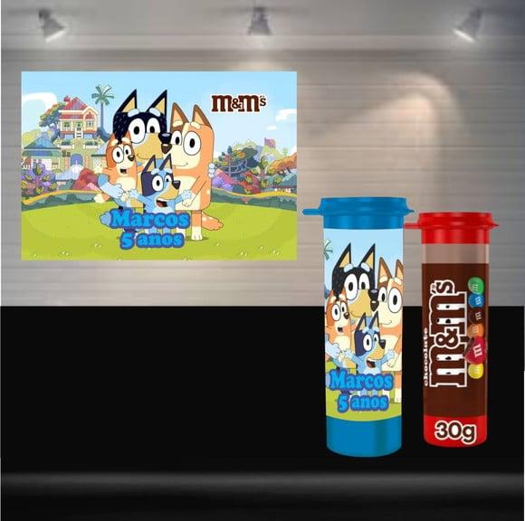 Adesivo M&m Bluey