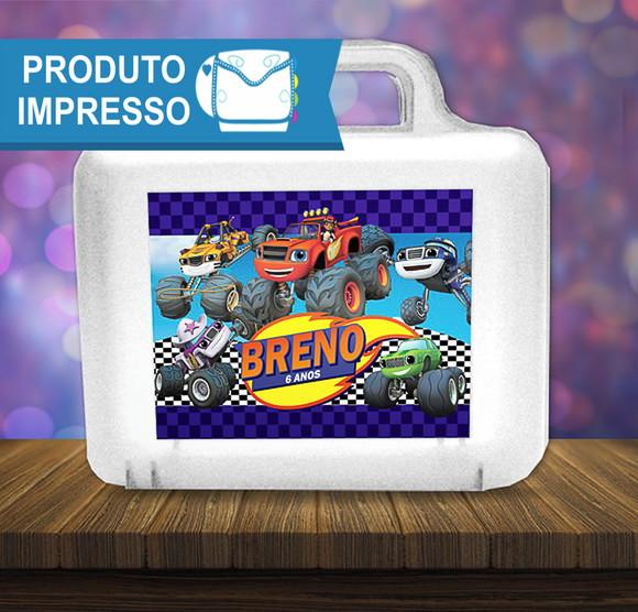 Adesivo Maletinha Blaze and the Monsters