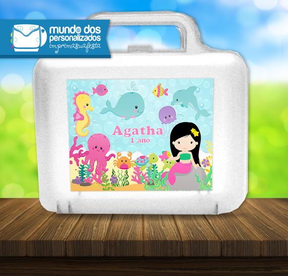 Adesivo Maletinha Sereia Cute