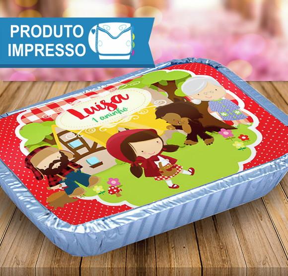 Adesivo Marmitinha Chapeuzinho Vermelho