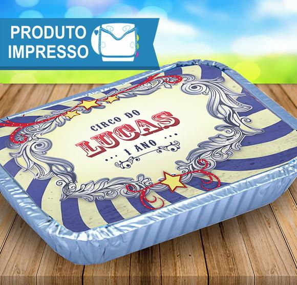 Adesivo Marmitinha Circo Vintage