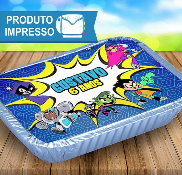 Adesivo Marmitinha Jovens Titans