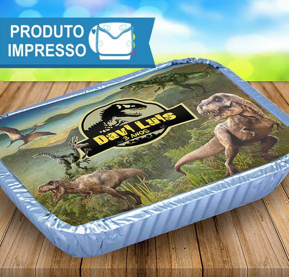 Adesivo Marmitinha Jurassic Park