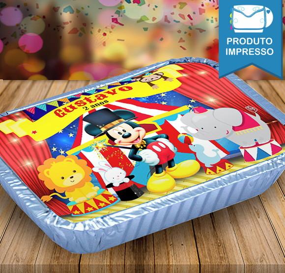 Adesivo Marmitinha Mickey Circo