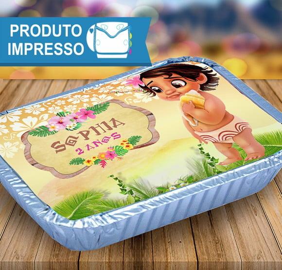 Adesivo Marmitinha Moana Baby