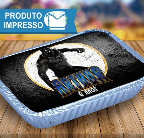 Adesivo Marmitinha Pantera Negra