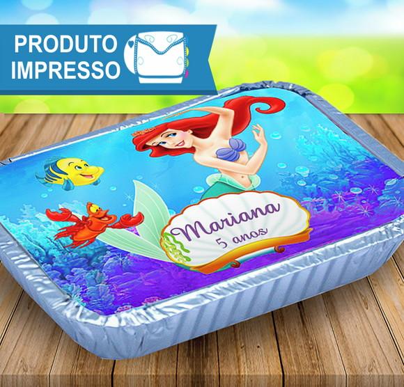 Adesivo Marmitinha Pequena Sereia