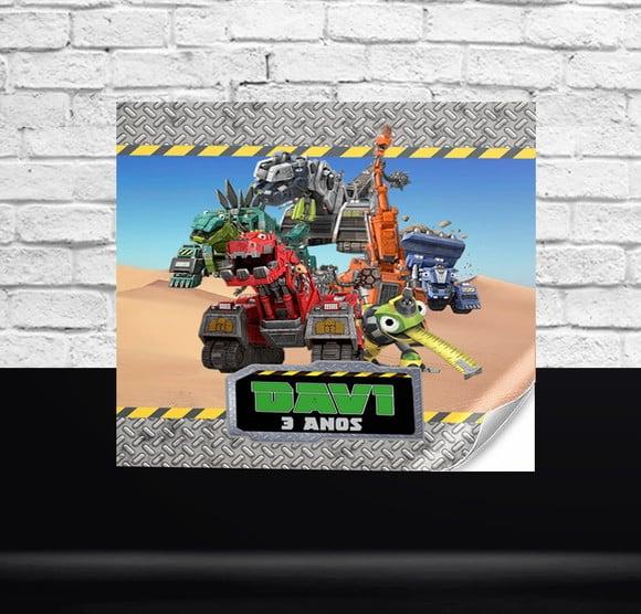 Adesivo Multi Uso Quadrado DINOTRUX