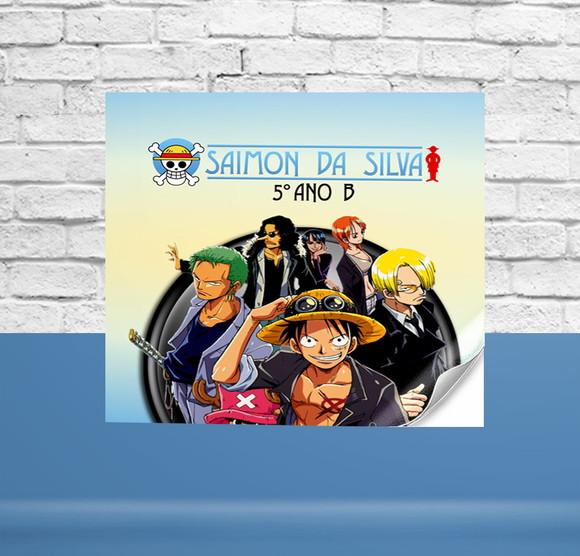 Adesivo Multi Uso Quadrado ONE PIECE