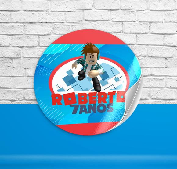 Adesivo Multi Uso Redondo Roblox
