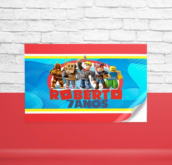Adesivo Multi Uso Retangular Roblox