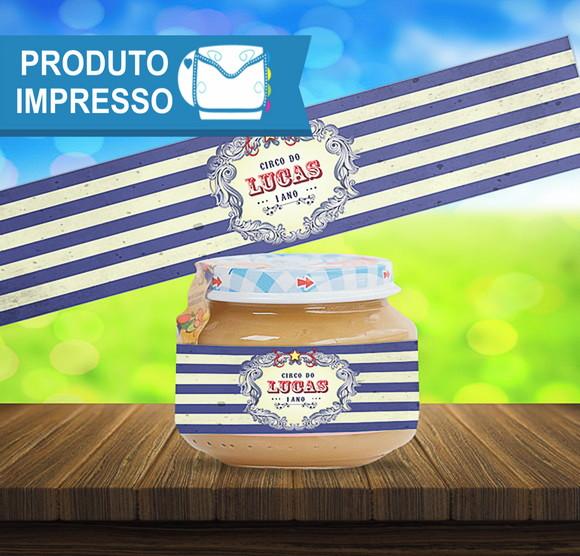 Adesivo Papinha Circo Vintage