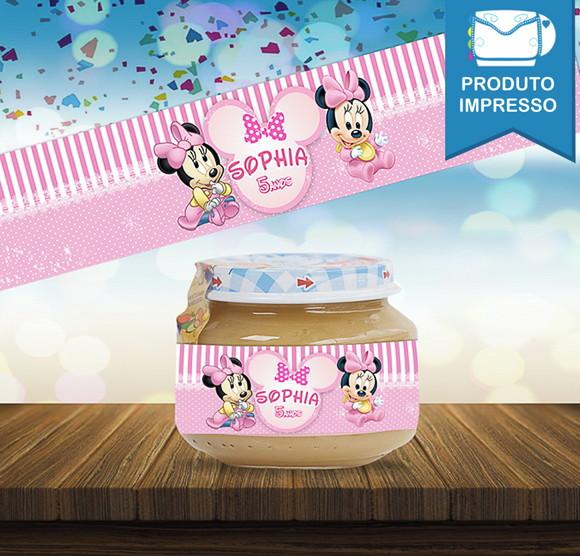 Adesivo Papinha Minnie Baby