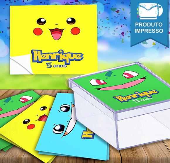 Adesivo para Caixa Pokemon