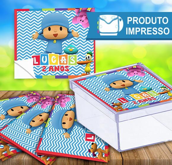 Adesivo para Caixinha Pocoyo Nº02