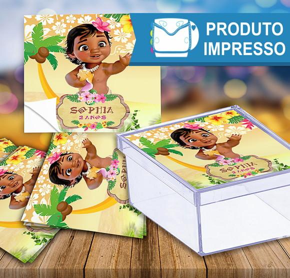 Adesivo para Caixinha Moana Baby