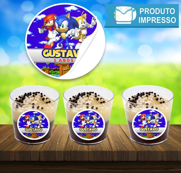 Adesivo para Copinho Sonic