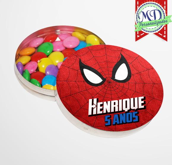 Adesivo para Latinha Homem Aranha