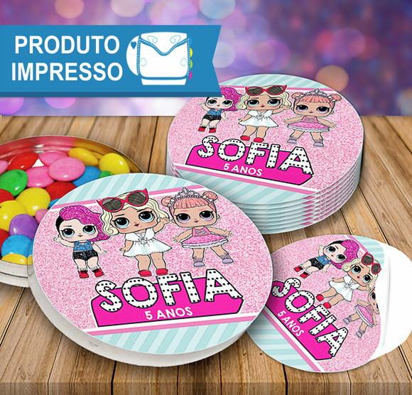 Adesivo para Latinha LOL Surprise