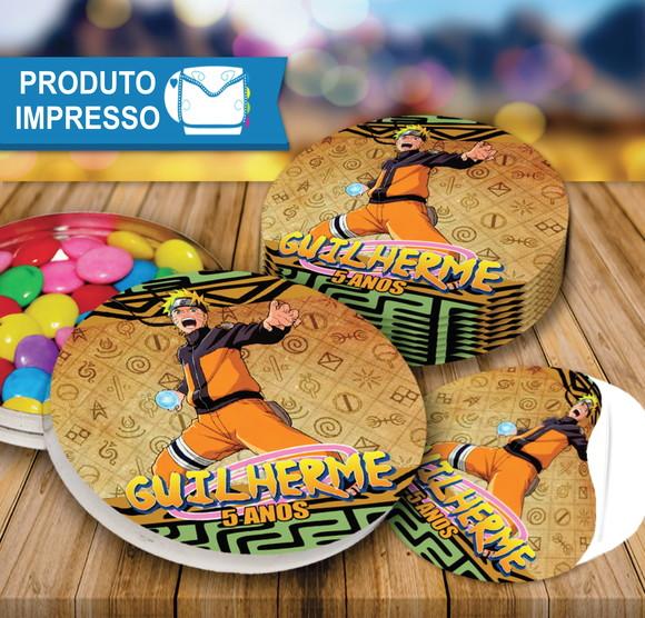 Adesivo para Latinha Naruto