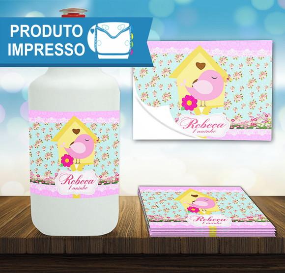 Adesivo para Squeeze Passarinhos
