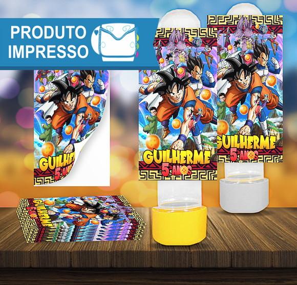 Adesivo para Tubete Dragon Ball