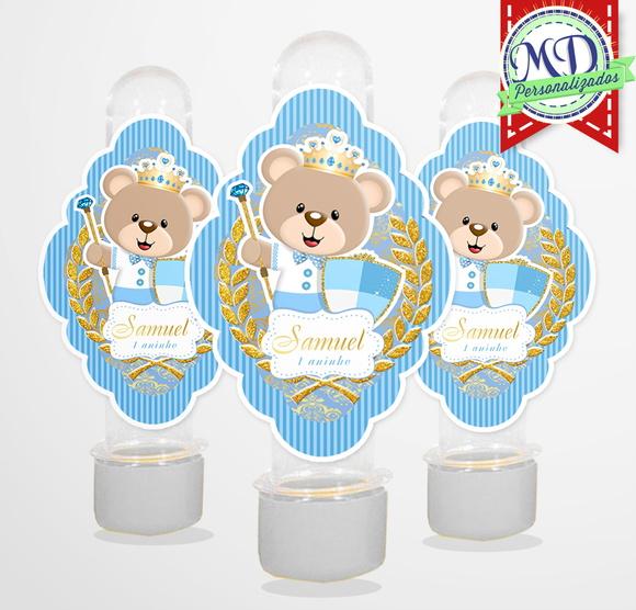 Adesivo para Tubete Urso Príncipe