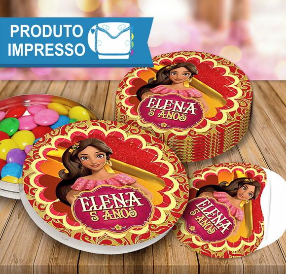 Adesivo Personalizado Latinha Elena de Avalor