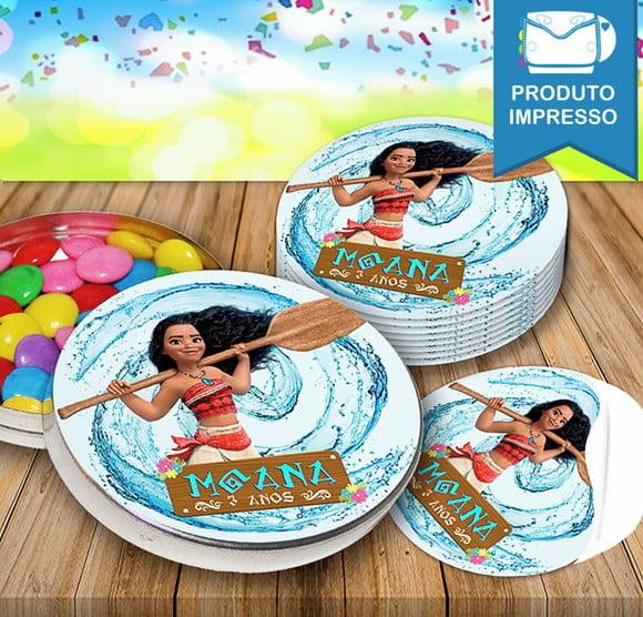 Adesivo Redondo Moana